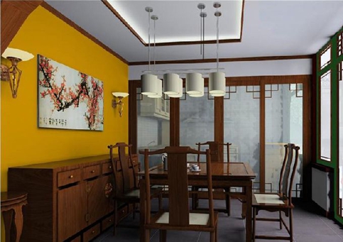 中式四合院裝修效果圖