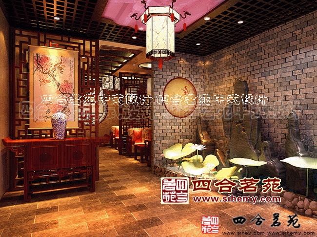 中式茶樓設(shè)計效果