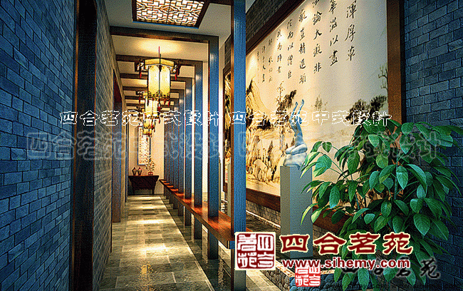 中式茶樓設(shè)計效果
