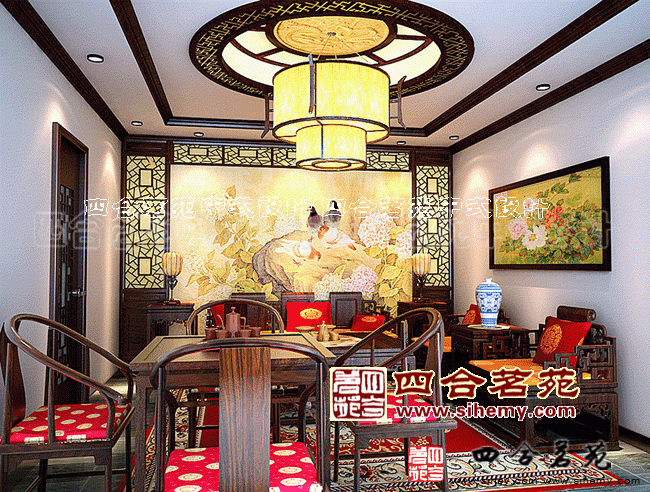 中式茶樓設(shè)計效果